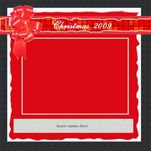 Red Black White Scrapbook Page 12x12 By Laurrie 12 x12  Scrapbook Page - 1