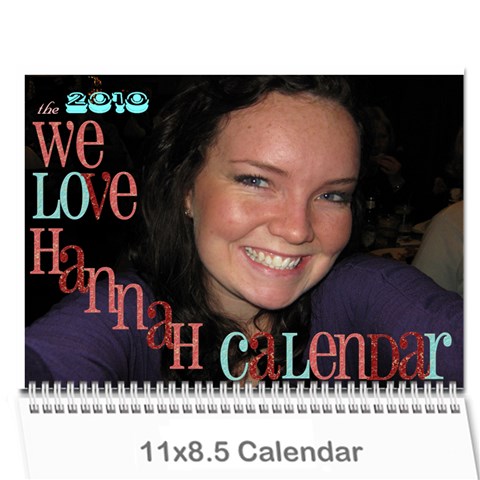 Hannah Calendar By Amy Cover