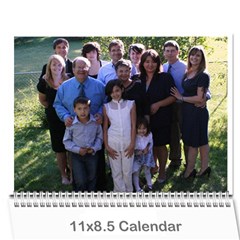 Family - Wall Calendar 11  x 8.5  (12-Months)