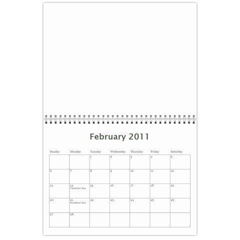 Moms Calendar By Vanessa Feb 2011