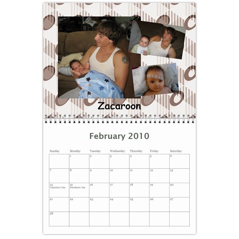 Moms Calendar By Vanessa Feb 2010