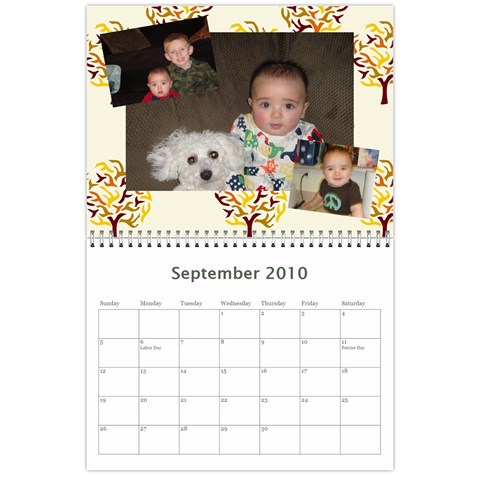 Moms Calendar By Vanessa Sep 2010