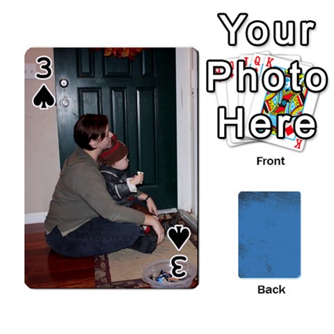 Donovan s Cards By Mark Front - Spade3