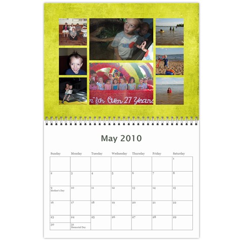 Calendar 2010 By Tricia Henry May 2010