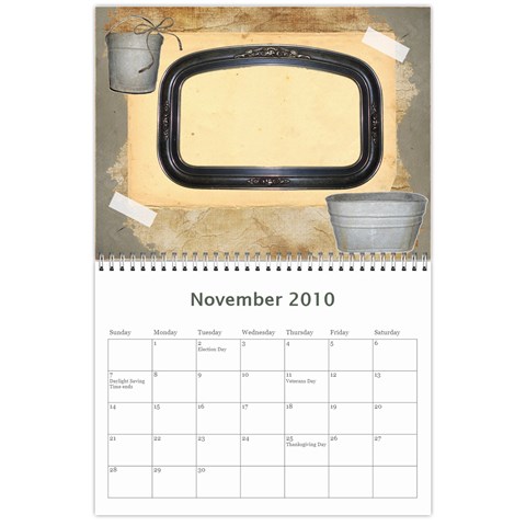Antiques 2010 12 Mo Calendar By Laurrie Nov 2010