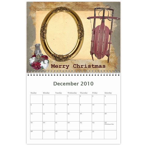 Antiques 2010 12 Mo Calendar By Laurrie Dec 2010