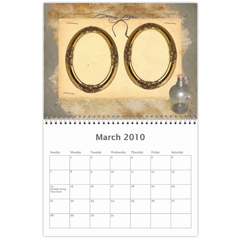 Antiques 2010 12 Mo Calendar By Laurrie Mar 2010