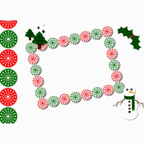 Christmas Photo Card By Gina 7 x5  Photo Card - 8