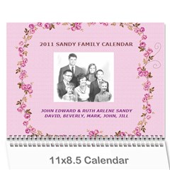 2010 Sandy Family Calendar - Wall Calendar 11  x 8.5  (12-Months)