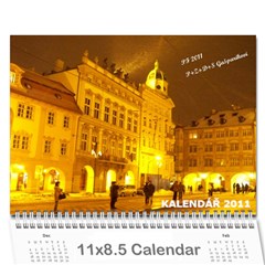 Kalendář 2011 - Gašparíkovi - Wall Calendar 11  x 8.5  (12-Months)