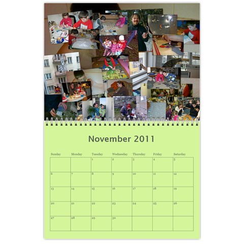 Kalendář 2011 Nov 2011