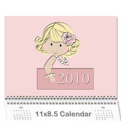 calendar girls example - Wall Calendar 11  x 8.5  (12-Months)