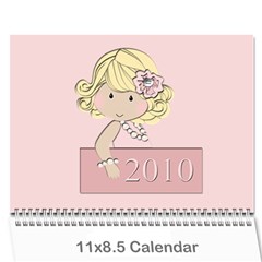 calendar girls example - Wall Calendar 11  x 8.5  (12-Months)