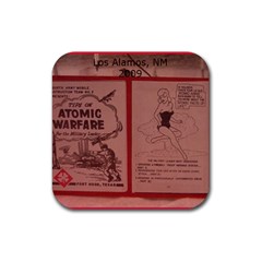 Los Alamos cartoon 09 - Rubber Coaster (Square)