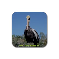 coaster Pelican Dee s 09 - Rubber Coaster (Square)