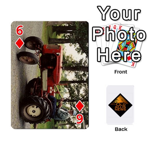 B Tractor Cards By Diana Front - Diamond6