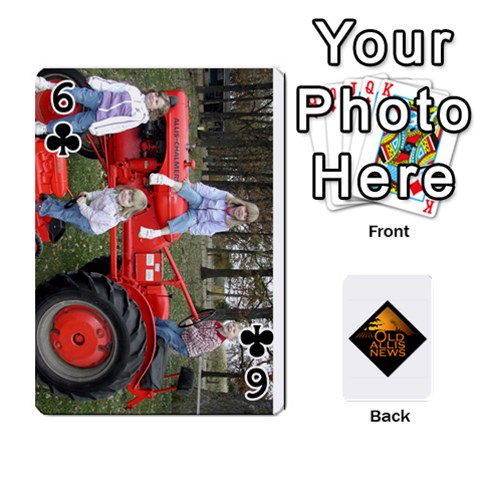 B Tractor Cards By Diana Front - Club6