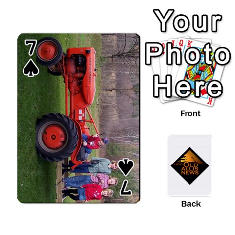 B Tractor Cards By Diana Front - Spade7