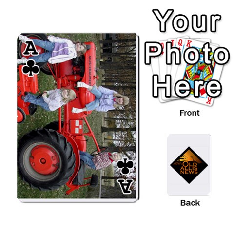 Ace B Tractor Cards By Diana Front - ClubA