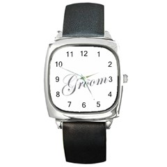 Groom Watch - Square Metal Watch