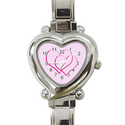 2 Hearts Valentines Watch By Catvinnat Front