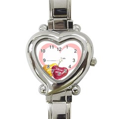 love Theme - Heart Italian Charm Watch