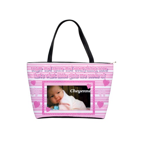Baby Girl Diaper Bag By Laurrie Front