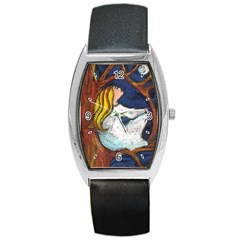 Moon Gazing - Barrel Style Metal Watch