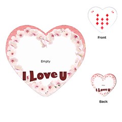 Love - Playing Cards Single Design (Heart)