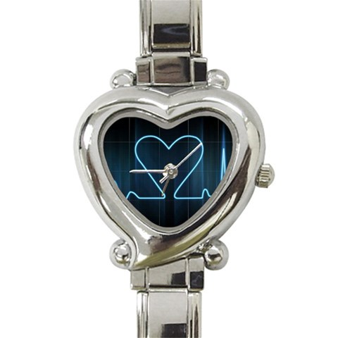 Modern Love Heart Charm Watch Www Catdesignz Com By Catvinnat Front