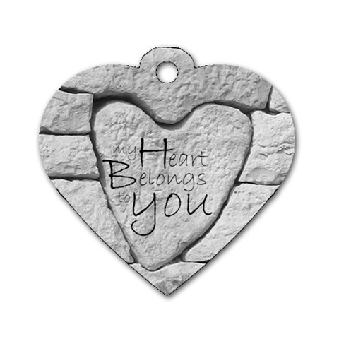 Modern Love Heart Dogtag Www Catdesignz Com By Catvinnat Front