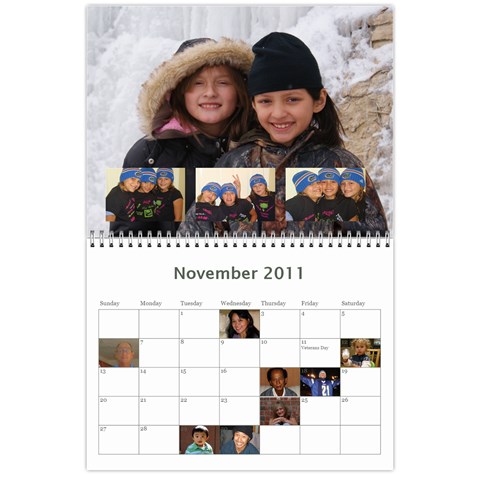 Michelle s Family Calender By Michelle Nov 2011