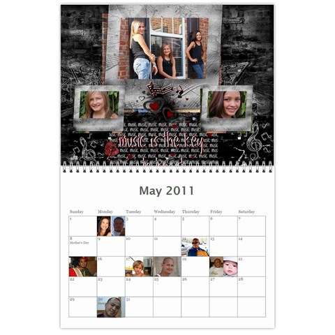 Michelle s Family Calender By Michelle May 2011