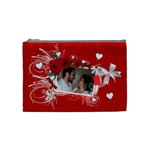 Cosmetic Bag Valentine Love By Laurrie Front
