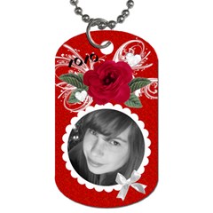 Hang in boyfriend s car :-) - Dog Tag (One Side)