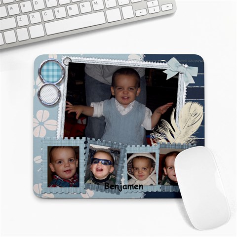Benjamen Mousepad By Kristin Powers Front