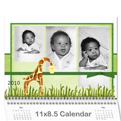 my calendar - Wall Calendar 11  x 8.5  (12-Months)