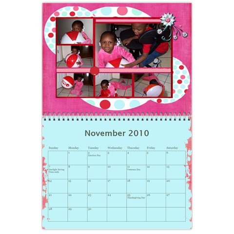 My Calendar By Tawanda Nov 2010