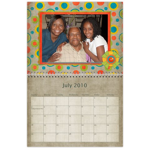 My Calendar By Tawanda Jul 2010
