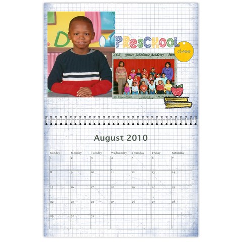 My Calendar By Tawanda Aug 2010