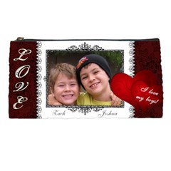 pencil case - I Love My Boys