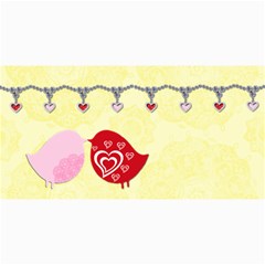 Love birds - copy me! - 4  x 8  Photo Cards