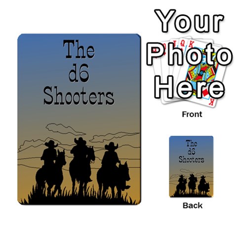 D6 Shooters Deck By David Finberg Back