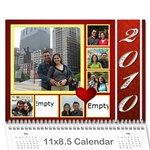 Calender 2010 - Wall Calendar 11  x 8.5  (12-Months)