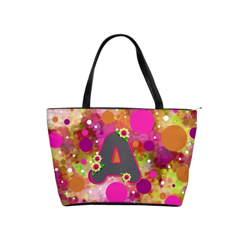 Retro Polka Dot Purse With A By Bonnie Cheshier Front