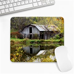 Seeing Double Barns - Large Mousepad