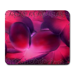 Plum Plumeria - Large Mousepad