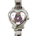 Personalized watch - Heart Italian Charm Watch