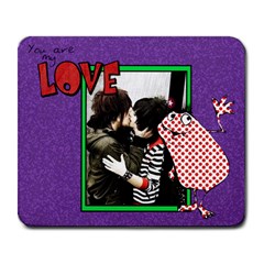 valentine s day!!! - Large Mousepad