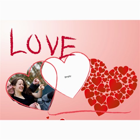 Love Photo Card By Wood Johnson 7 x5  Photo Card - 3